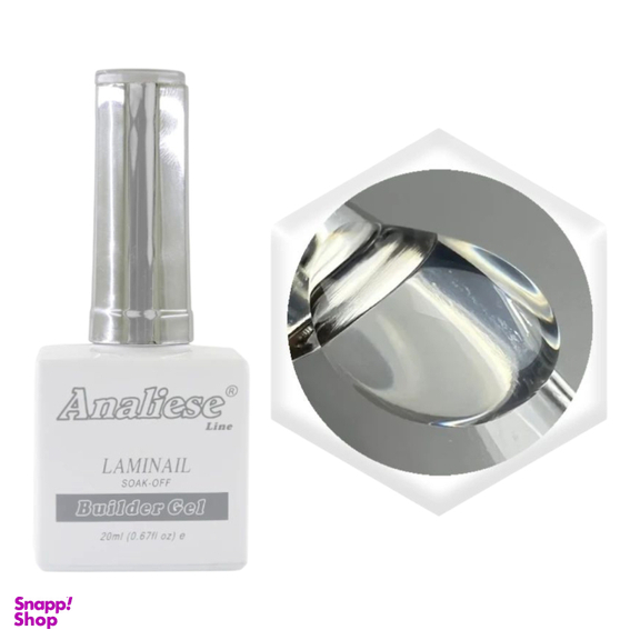 بیلدر ژل ناخن آنالیز مدل Clear حجم 20 میلی لیتر