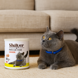 کنسرو غذای گربه شایر مدل مرغ وزن 800 گرم