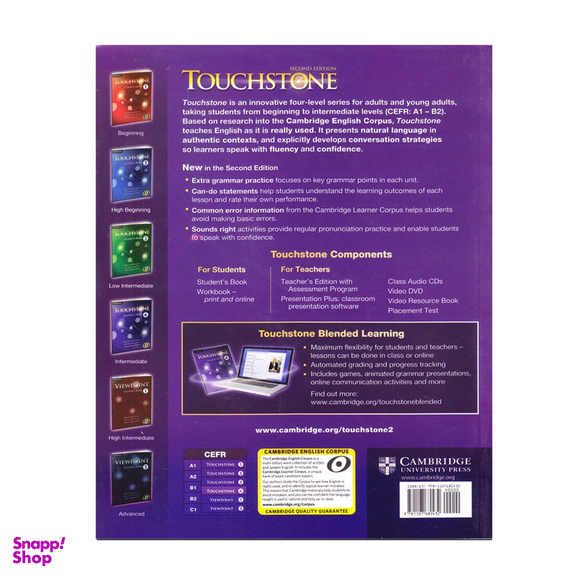 کتاب Touchstone 4 Second Edition اثر جمعی از نویسندگان انتشارات آرماندیس به همراه سی دی