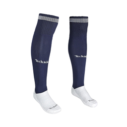 جوراب ورزشی ساق بلند مردانه تکنیک+07 مدل کف حوله ای کد JS-105-SO رنگ سرمه ای