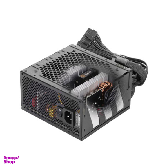 پاور گرین مدل GP600A-ECO REV3.1 80Plus Standard توان 600 وات