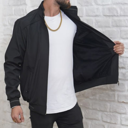 کاپشن بهاره مردانه آرپو مدل سهند رنگ مشکی