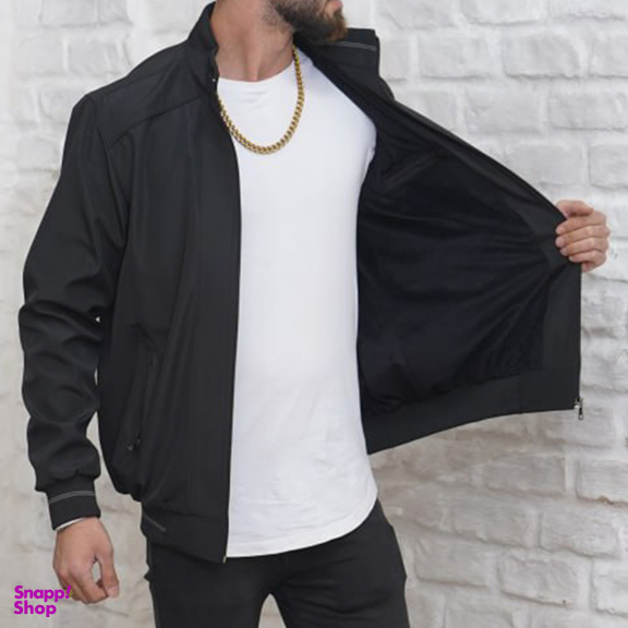 کاپشن بهاره مردانه آرپو مدل سهند رنگ مشکی