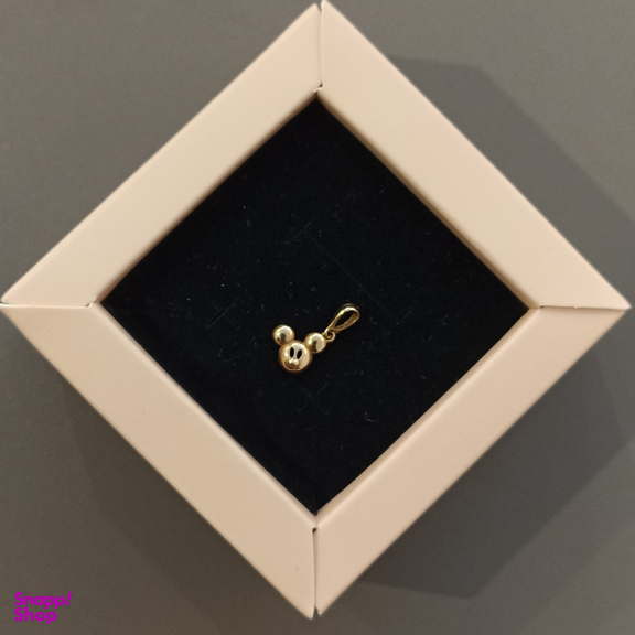 آویز گردنبند طلا 18 عیار زنانه مدل میکی موس کد S015