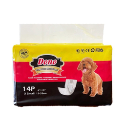پوشک سگ نر دونو سایز xs بسته 14 عددی