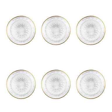 بشقاب میوه خوری نوری تازه مدل سولو بسته 6 عددی