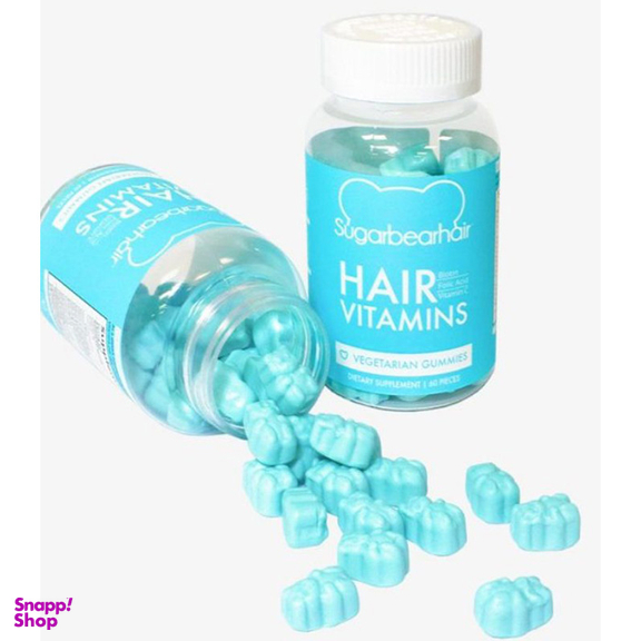 پاستیل تقویت مو شوگر بیر مدل Sugar Bear Hair Vitamins