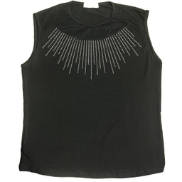 تاپ زنانه طرح نگین خورشیدی کد 715