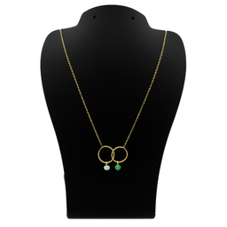 گردنبند طلا 18 عیار زنانه کاپانی مدل kn073