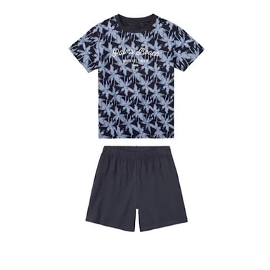 ست تیشرت و شلوارک پسرانه پیپرتس کد 513