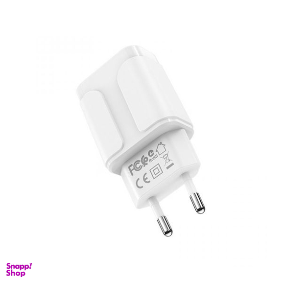 شارژر دیواری بروفون مدل BA37A به همراه کابل تبدیل MicroUSB