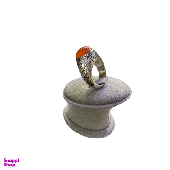 انگشتر نقره 925 عیار مردانه طرح شمایل کد HOSS06