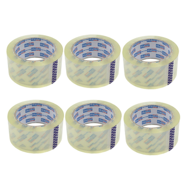 چسب پهن مپل مکس مدل کریستال کد YP-90YARD عرض 5 سانتی متر بسته 6 عددی