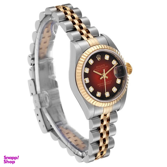 ساعت عقربه ای زنانه طرح رولکس مدل Datejust کد 000020