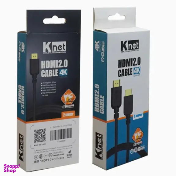 کابل 2.0 HDMI کی نت مدل K-C221 طول 3 متر