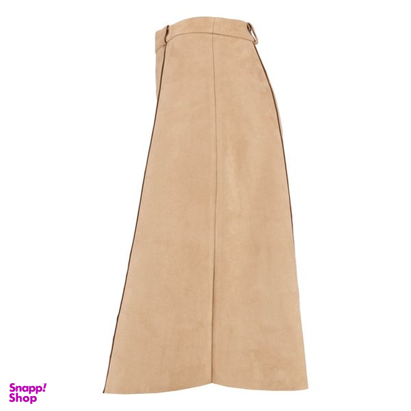 دامن زنانه سرژه مدل 210199 رنگ نسکافه ای