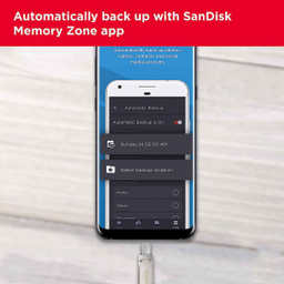 فلش مموری سن دیسک مدل Ultra Dual Drive Luxe ظرفیت 128 گیگابایت