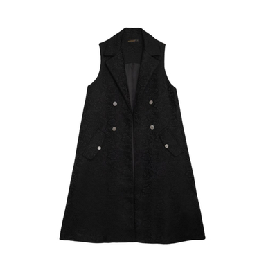 جلیقه رسمی زنانه برنس کد 70104 رنگ مشکی