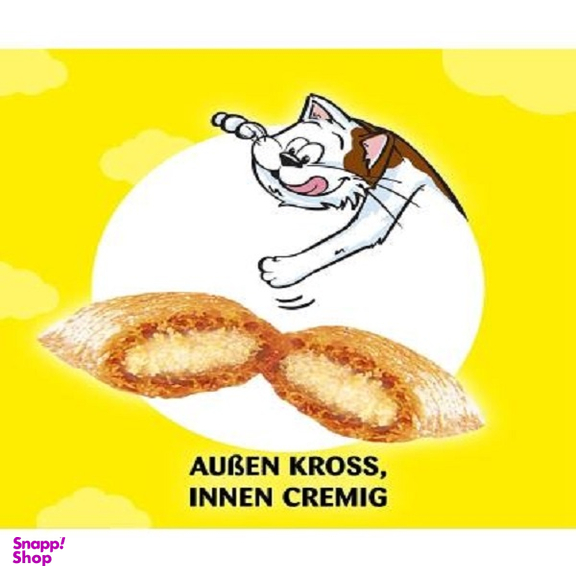 تشویقی گربه دریمیز مدل Snack With Fish & Cheese وزن 60 گرم