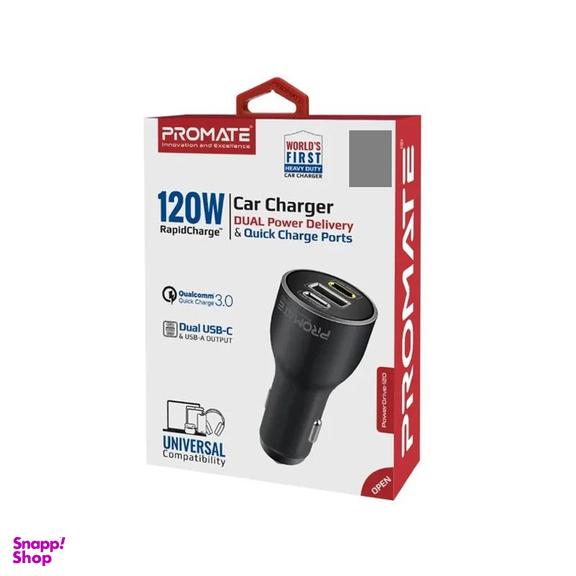شارژر فندکی پرومیت مدل PowerDrive-120