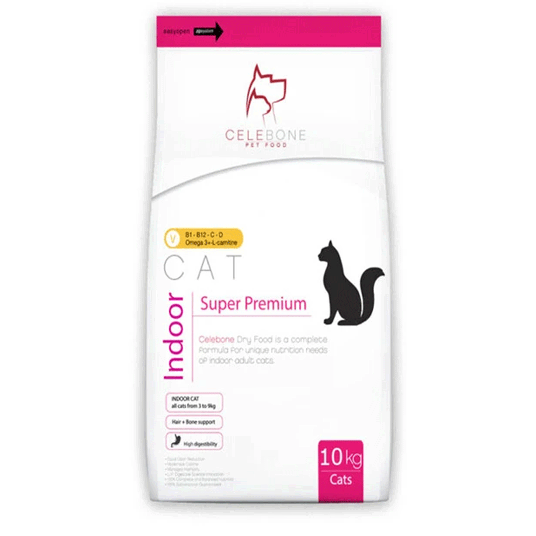 غذا خشک گربه سلبن مدل Cat Dry Food Indoor Adult وزن 10 کیلوگرم