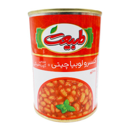 کنسرو لوبیا چیتی طبیعت وزن 380 گرم