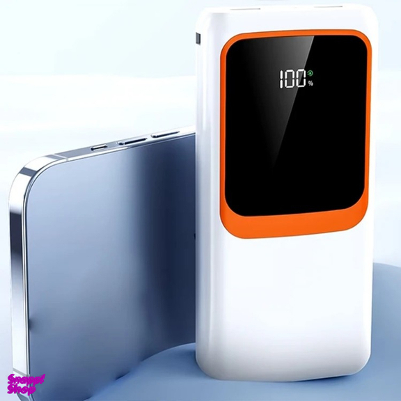 پاوربانک پی زد ایکس مدل V27 Fast Charging 22.5W Cabled ظرفیت 20000 میلی آمپر ساعت