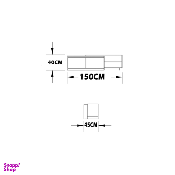 میز تلویزیون اعیان مدل FH253