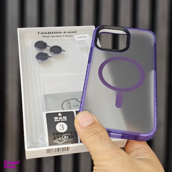 کاور و محافظ لنز دوربین گوشی موبایل فشن مدل مگ سیف مناسب برای اپل iPhone 14 Pro Max