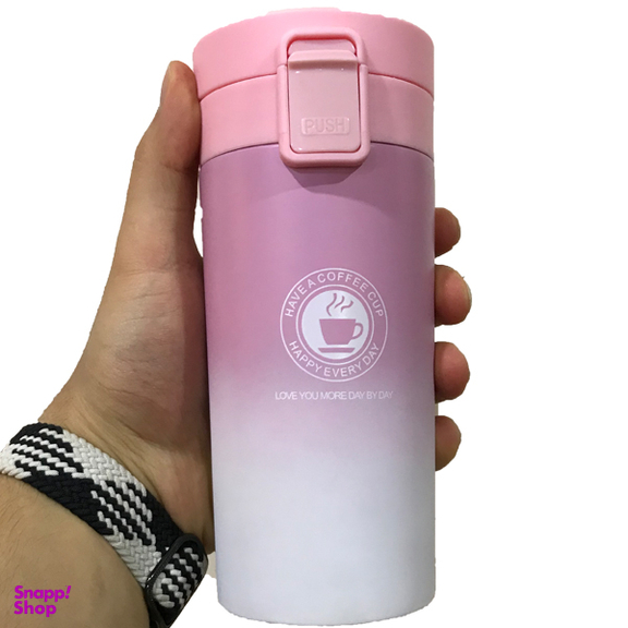 تراول ماگ دوقفله مدل دورنگ مات کد ps542 ظرفیت 350 میلی لیتر