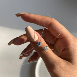 گردنبند نقره زنانه گیرا مدل میکرودرمال G1009