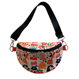 کیف کمری دخترانه مدل استیکری