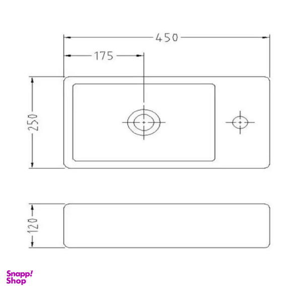 ست کابینت و روشویی مروا کابین مدل آندره 45