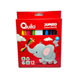 مداد رنگی کوییلو 12 رنگ مدل جامبو کد 644530