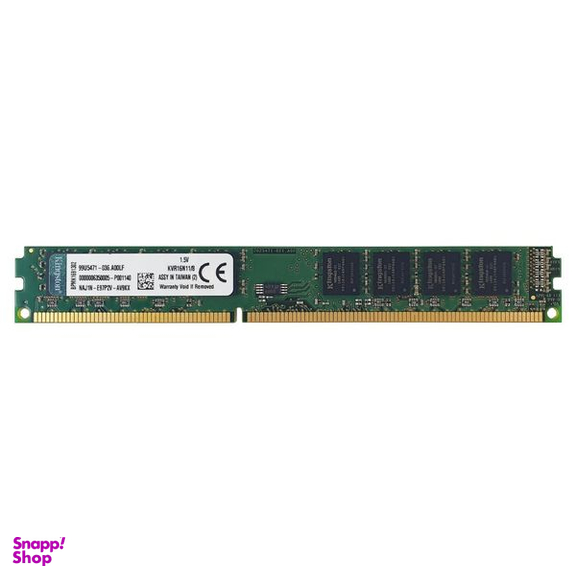 رم دسکتاپ DDR3 تک کاناله 1600 مگاهرتز CL11 کینگستون مدل KVR1600D3N9/8G ظرفیت 8 گیگابایت