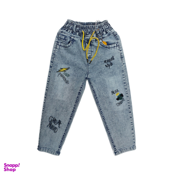 شلوار جین مدل مام فیت کد 550036