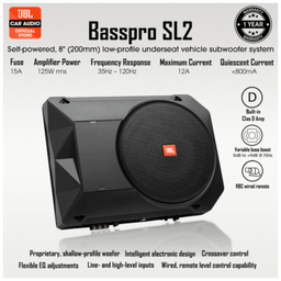 ساب ووفر اکتیو خودرو جی بی ال مدل Bass Pro SL2