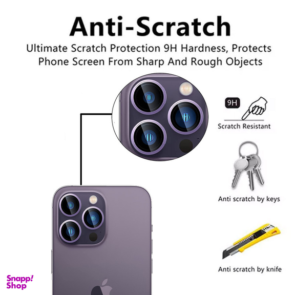 محافظ لنز دوربین اپیکوی مدل HD-ColorLenz مناسب برای گوشی موبایل اپل Iphone 14 Pro Max / 14 Pro