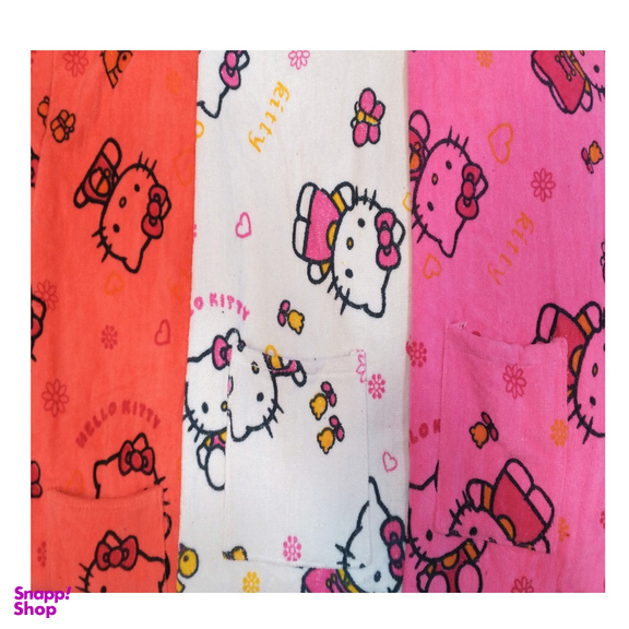 حوله پالتویی کودک طرح hello kitty سایز 80 سانتیمتر