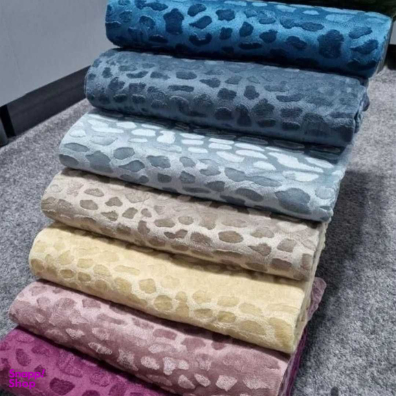 پتو مسافرتی کوکو جم مدل سنگی سایز 160×220 سانتی متر