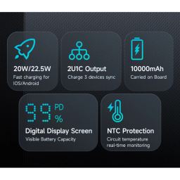 پاوربانک مک دودو مدل MC-388 ظرفیت 10000 میلی آمپر ساعت