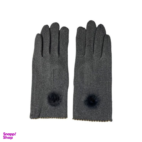 دستکش زنانه مدل پوم دار کد 8108