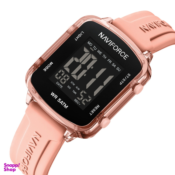 ساعت مچی دیجیتال مدل نیوی فورس 7120 رنگ صورتی