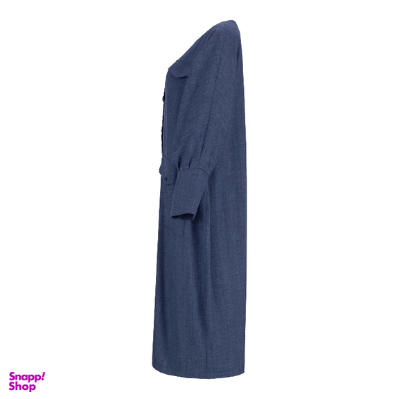 مانتو زنانه السانا مدل مهرنوش کد 216305 رنگ نفتی