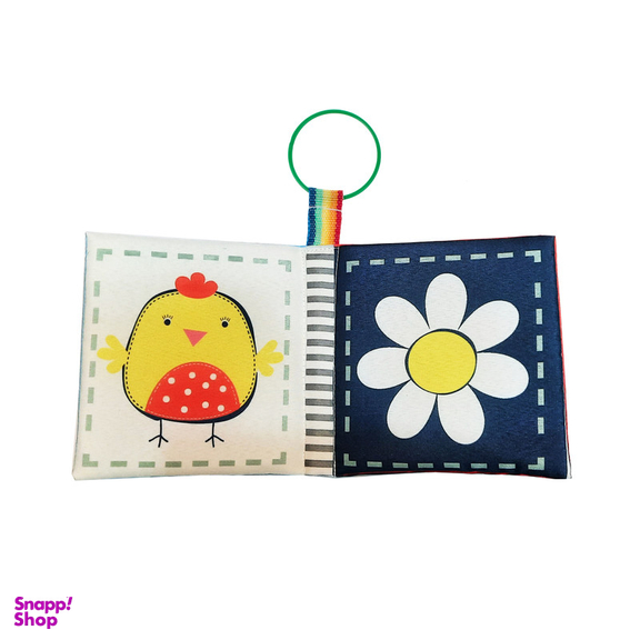 بازی آموزشی گالیله کوچولو مدل کتاب پارچه ای نی نی