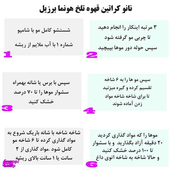 کراتین مو هونما مدل قهوه تلخ حجم 1000 میلی لیتر به همراه شامپو مو حجم 1000 میلی لیتر