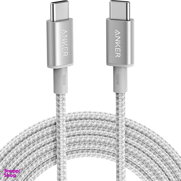 کابل دیتا و شارژ 100 وات Type-C انکر مدل 100W A8757 طول 1.8 متر