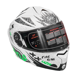 کلاه کاسکت فک متحرک فلش مدل 935SV Neon-YellowGreen-White