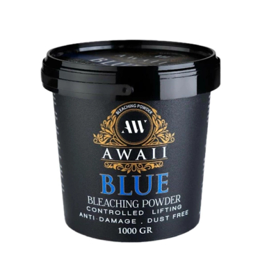 پودر دکلره آبی آوایی مدل بدون غبار Blue وزن 1000 گرم