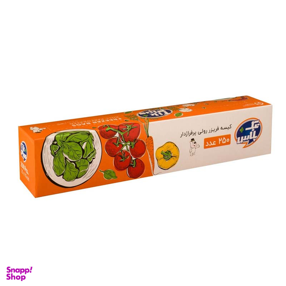 کیسه فریزر تیک پلاس کد 6 بسته 250 عددی